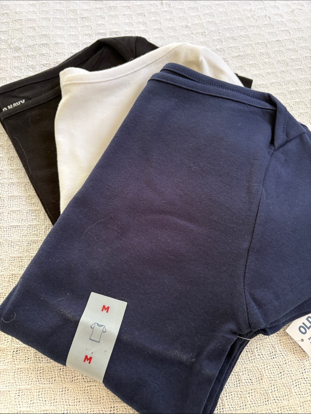 Classic Crewneck Tee Bundle - Navy, White, Black